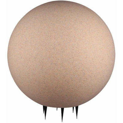 Lampada plug-in per esterni design palla di sabbia FERNBEIDENUNG lampada da balcone illuminazione percorso giardino DIMMERABILE in un set che include
