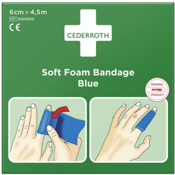 Bandage Schiuma Blu. Sei Centimetri X 4.5M Cederroth (Por 10) precio