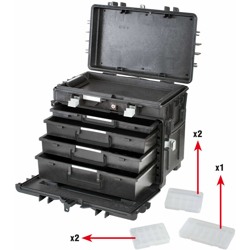 Valigia Cassetta ALL IN ONE AI1.KT02 a Trolley - Gt line baule porta attrezzi en oferta