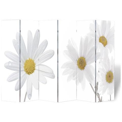 Paravento Pieghevole 240x170 cm con Stampa Fiore
