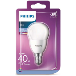 Lampada A Led 'Sfera' P45 L.Fredda 6500K 5,5W E14 - 520 Lumen características