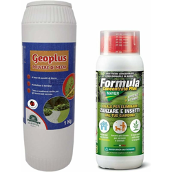 Opengarden - Kit Insetticida Concentrato per Giardini Contro Zanzare e Insetti+Polvere di Neem Geoplus Concime Insetticida Biologico per Piante Orto características