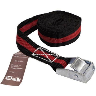 LAS 10319 Cinghia di fissaggio Capacità di carico in trazione diretta (singola/diretta)=125 daN (L x L) 3 m x 25 mm