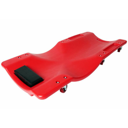 Deuba - Lettino sottomacchina per officina in polietilene con poggiatesta e 2 scompartimenti per utensili características