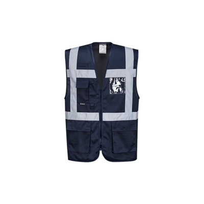 Portwest - Gilet Executive IONA | Navy - Small - NEUTRO (SENZA PERSONALIZZAZIONE) - Navy