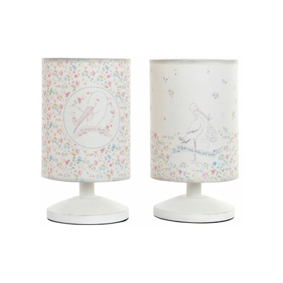 Lampada da Tavolo Dekodonia Per bambini Poliestere Legno (13 x 13 x 24 cm) (2 pcs)