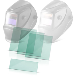 Scudi di ricambio per casco da saldatura completamente automatico ST-450R & ST-450RC, trasparente, set di 3 - Stahlwerk características