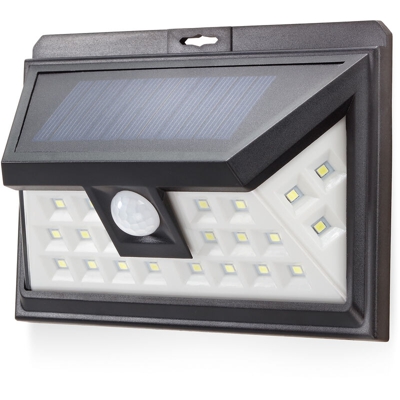 Faretto solare con rilevatore di movimento 180lm. Illuminazione solare da giardino esotec 102223