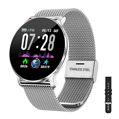 TagoBee Orologio Fitness Uomo Donna, TB11 Smartwatch IP68 Impermeabile Sportivo Activity Fitness Tracker Bluetooth Smart Watch Compatibile con Android