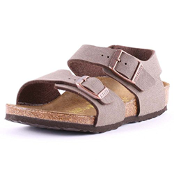 Birkenstock Kids - Zoccoli NEW YORK BF-NUBUK, Unisex bambini, Marrone (Marron (Mocca)), 34 en oferta