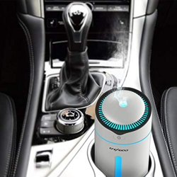 USB Umidificatore, CACAGOO Purificatore d'Aria Silenzioso, Mini travel Auto Umidificatore, 300ml 7 Colori LED, Auto Spegnimento Senza Acqua, For Baby  características