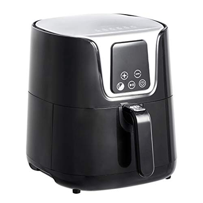 Amazon Basics - Friggitrice ad aria digitale, compatta e multifunzione, 3 litri