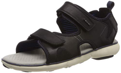 Geox U Nebula L B, Sandali Punta Aperta Uomo, (Black/Dk Royal C0242), 44 EU características