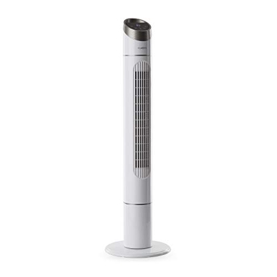 Klarstein Sky High - Ventilatore a Torre, Consumo in Uso Continuo: 40W, Oscillazione: 75°, Flusso: 276 m³/h, Timer, 3 Modalità: Normale/Naturale/Nottu