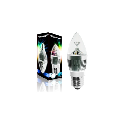 E27 3w Candela 3w ha portato la lampadina Luce calda 220v 350lumens luce colore luce 4000k - Retto