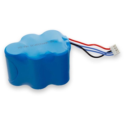 NiMH Batteria 4500mAh (6V) aspirapolvere Ecovacs Deebot D62, D63, D65, D650, D66, D660, D68, D680, D710, D720, D73 sostituisce LP43SC3300P5.