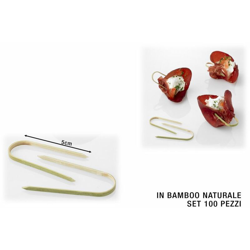 Bighouse It - FERMABOCCONE BAMBOO CHIBA CM.5 SET 100 PZ. precio