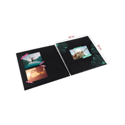 Bigbuy Office - Album di foto Scrapbooking 20 Foglie Nero (20 x 20 cm) (Refurbished A) características