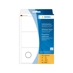 2500 etichetta autoadesiva Bianco Rettangolo con angoli arrotondati 96 pezzo(i) - Herma características