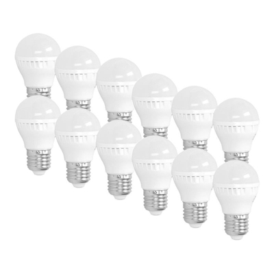 12 x Lampadina Faretto a LED E27 3W Bianco Freddo 220-240V 200 Lumen 6000K 200 Lumen Lampadine LED Decorative Lampada da Tavolo a Risparmio