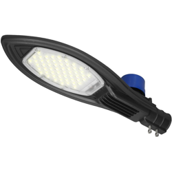 Ecd Germany - Faro LED lampione esterno stradale palo 50 Watt bianco caldo 3000K SMD + sensore precio