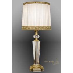 Lampada Da Tavolo Ottone/Bicchiere - ParalumeTessile [FDL-C508_ANT] (FDL-C508_ANT) en oferta