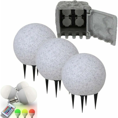 spina bagliore RGB LED 7 Watt lampade all'aperto ciabatta illuminazione cambiacolori