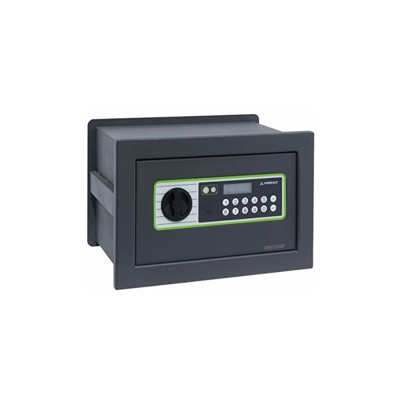Arregui 241110 Cassaforte a Muro Elettronica con Fondo Estensibile, 19 x 30 x 9/19 cm, 5 a 11 L