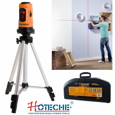 Livella laser auto livellante con cavalletto/treppiede in valigetta Hoteche - 285001