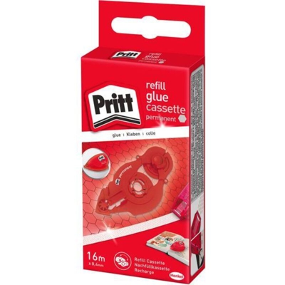 Pritt Cassetta di ricarica colla a nastro permanente ricarica colla 8,4 mm x 16 m ZRXPH 1 pz.