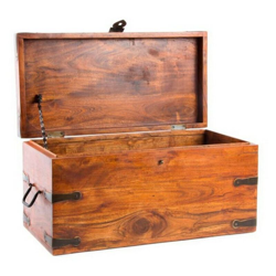 Baule Bangalore Ferro Acacia (60 x 30 x 30 cm) - Dekodonia en oferta