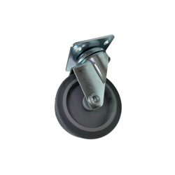 Eacommerce - Ruote piroettanti per mobili rotelle Girevoli con Piastra per Carrelli 40 mm Senza Freno GRIGIA en oferta