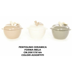 Bighouse It - PENTOLINO CERAMICA MELA CM.20X17X16h precio