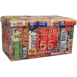 Cassapanca pieghevole pouf grande panca new Route66 cm 76 x 40 x 41 h precio