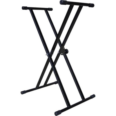 MSA Musikinstrumente KS 2 Supporto tastiera Nero supporto doppio