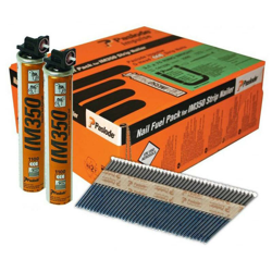 CHIODI SPIT BRIGHT GAMBO LISCIO A NASTRO MM.2,8X63 Pz.3300 CON 3 BOMBOLETTE GAS precio