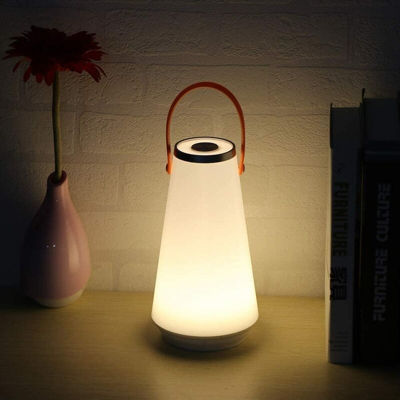 Luce notturna portatile a LED LangRay, bella lampada da comodino da campeggio esterna di emergenza al tocco, luminosità regolabile, USB ricaricabile