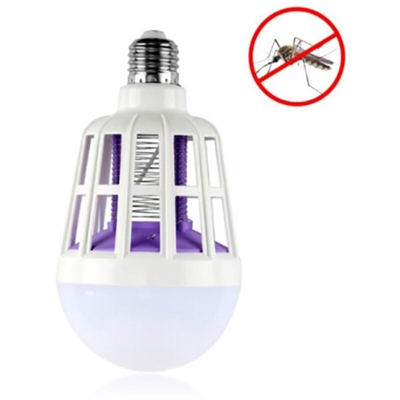 Driwei - Zanzara killer lampadina led 12w e27 bulbo luce fredda attira e fulmina zanzare