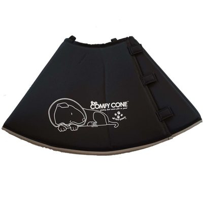Collare Medico Cani Comfy Cone Taglia XXL 37,5 cm Nero - Nero - All Four Paws