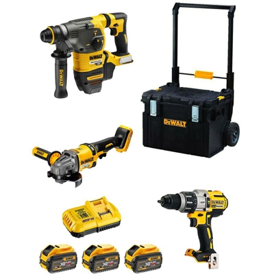 DeWALT Kit FVK381TSX3HD-QW 54V/18V (DCH333 + DCD996 + DCG414 + 3 x 9,0 Ah + DCB118 + DS450 DWST1-75668)