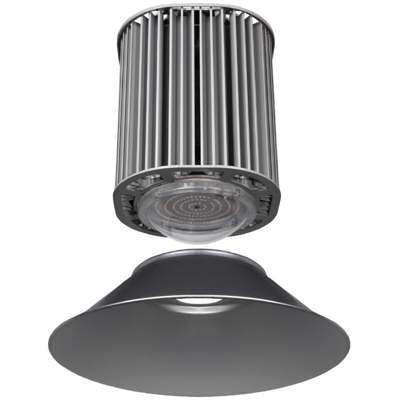 Campana led industriale 200w MCOB luce fredda 6500K