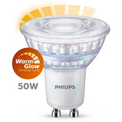 LED (monocolore) Classe energetica: A++ (A++ - E) Philips Lighting Warmglow 77423300 GU10 Potenza: 3.8 W Bianco caldo precio