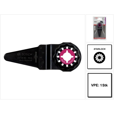 Bosch Aiz 28 Sc Hcs Starlock Lama Da Taglio Universale Per Giunti Silicone Ecc