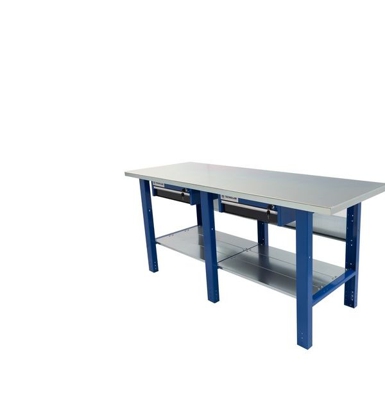 Banco da lavoro Werkmeister 2000 2 Cassetti piana di Legno