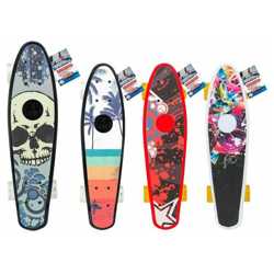 Skateboard 55cm con led Max 50 Kg 39734 Assortito 4 decori - Globo en oferta