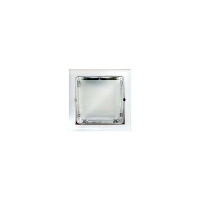 Downlight Square 2x18w E27 Cromo 80.056cr