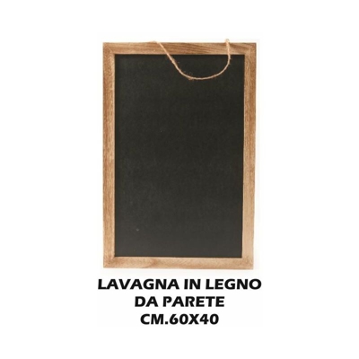 Bighouse It - LAVAGNA IN LEGNO DA PARETE CM.60X40