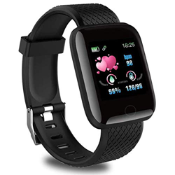 Smartwatch Orologio Fitness Uomo Donna Fitness Tracker Contapassi Calorie Cardiofrequenzimetro da polso Impermeabile IP68 Smart Watch con Cronometro N en oferta