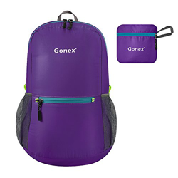 Gonex Zaini da Hiking, Zaino Trekking Escursionismo Zaino Unisex Uomo Donna Zaini Sportive Pieghevole Ultra Leggero Pratico per Campeggio Viaggio Cicl en oferta
