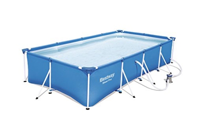 Bestway Steel PRO 56424 Piscina Fuori Terra Piscina con Bordi Piscina Rettangolare 5700 L Blu